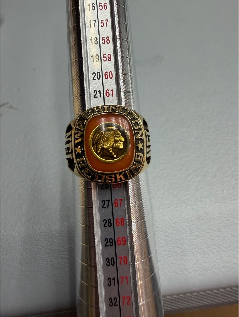 Washington Redskins Classic Goldplated NFL Ring